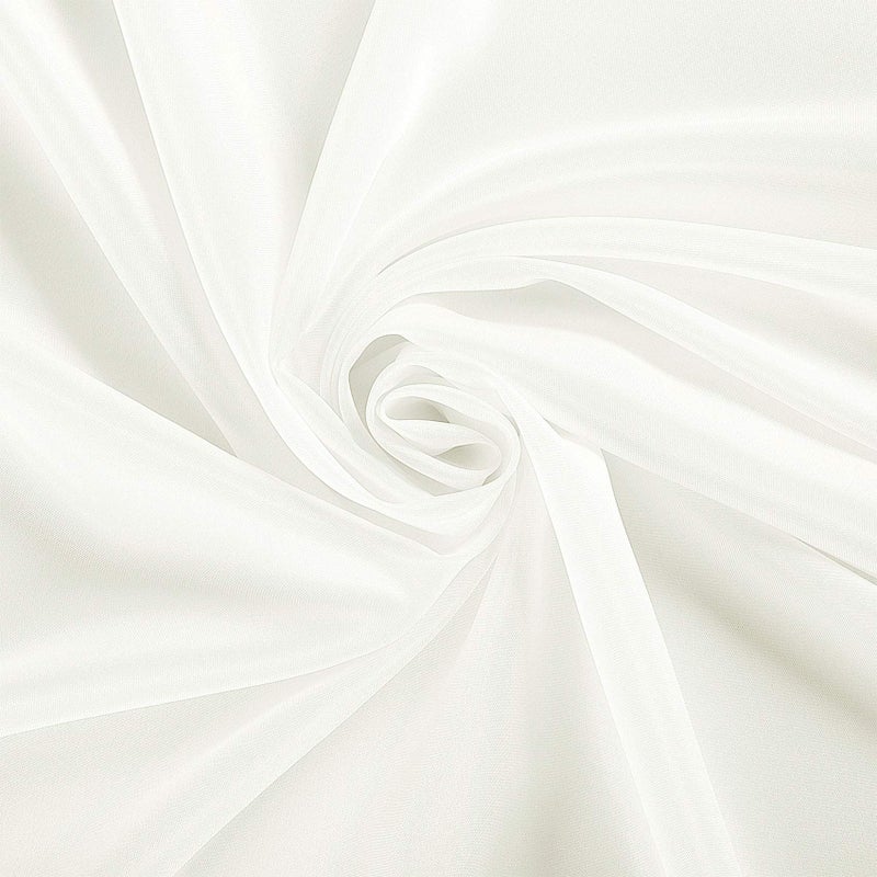 Ascoza 2pack 70 Inch Ivory Round Tablecloth in Polyester Fabric for Wedding/Banquet/Restaurant/Parties - Image 4